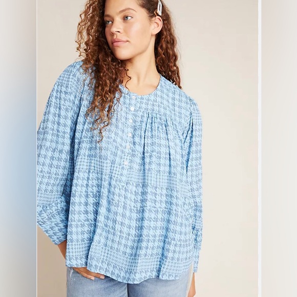 ANTHROPOLOGIE Roller Rabbit Madden Rakella Top - Picture 2 of 12